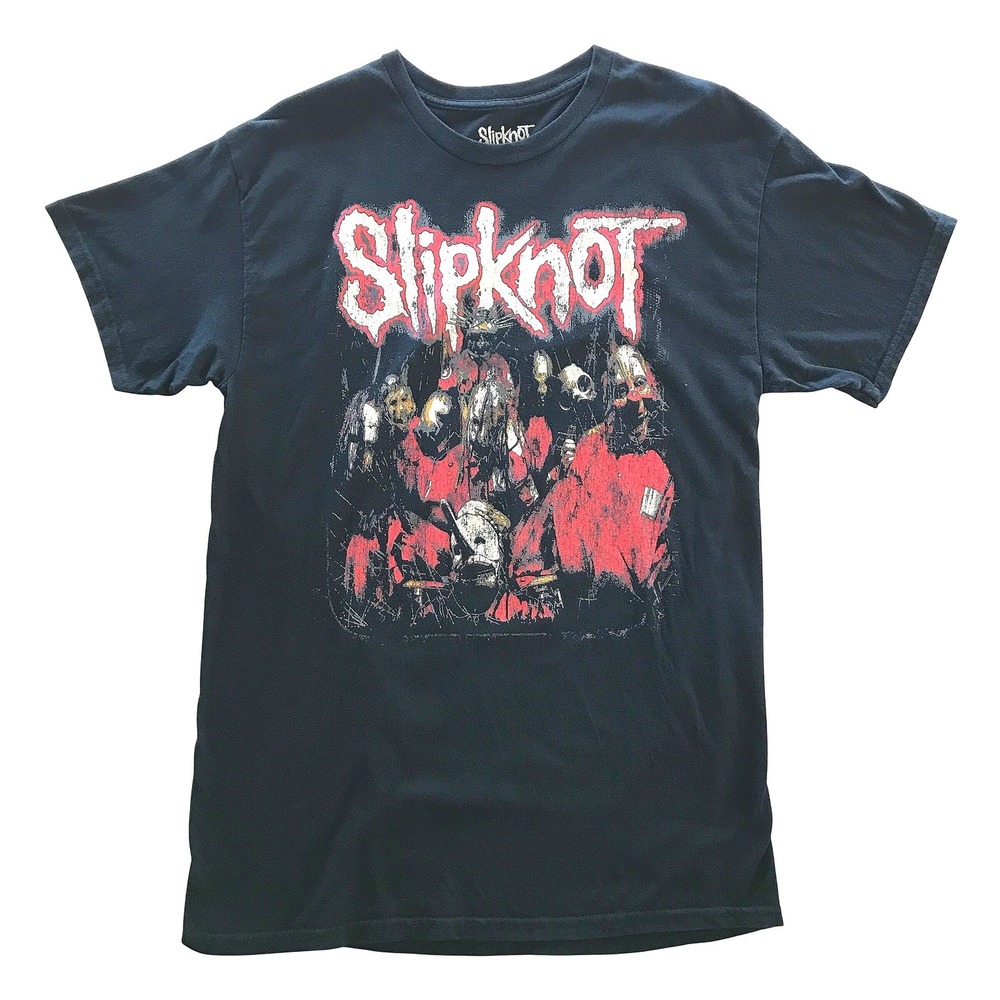 Slipknot 99 All Hope Is Gone World Tour T-Shirt Black Mens Large Graphic Tee